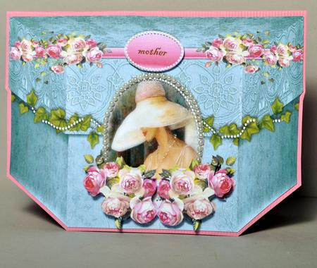 Boxcard Vintage Lady with Hat by Kristina Norbat
