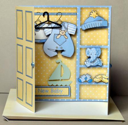 Baby Boy Wardrobe Card Kit by Kristina Norbat