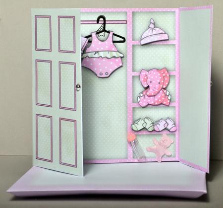Baby Girl Wardrobe Card Kit by Kristina Norbat