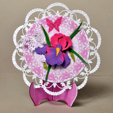 Elegant Iris Plate Card Kit by Kristina Norbat