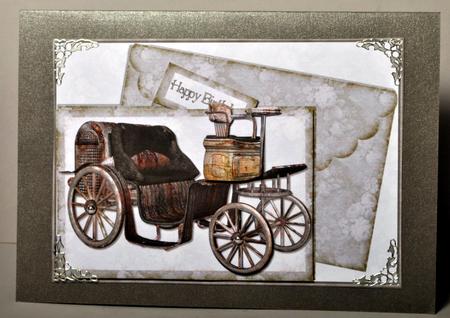 Steampunk Car Decoupage by Kristina Norbat