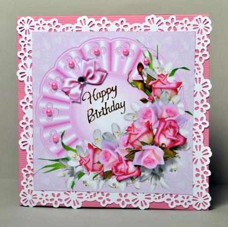 8x8 Roses in the Pink by Kristina Norbat