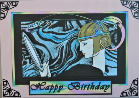 Art Deco Girl by Kristina Norbat
