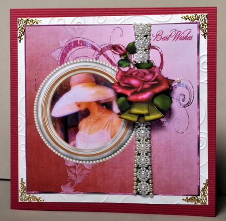 Antique Roses Vintage Lady by Kristina Norbat