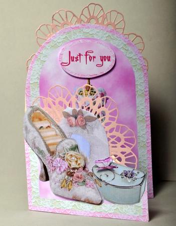Victorian Cutaway Card by Kristina Norbat