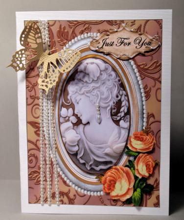 Brown Peach Cameo Beauty by Kristina Norbat