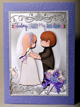 Today I Marry My Best Friend, Lovely Wedding Couple by Kristina Norbat