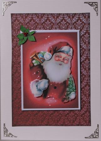 Santa Card Front by Kristina Norbat