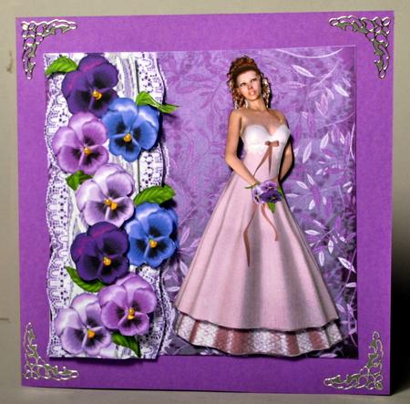 Pansies for Juliet Step by Step by Kristina Norbat