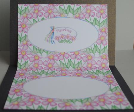 Pink Spring Landscape Insert by Kristina Norbat