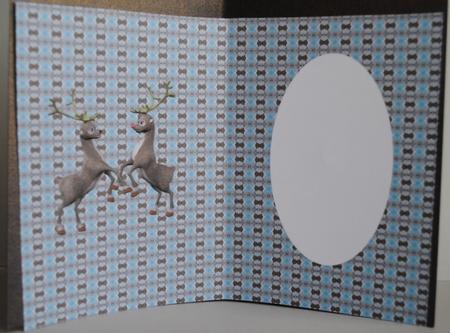 Playing Reindeer Insert by Kristina Norbat