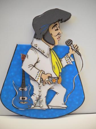 Elvis 2-wobble Card by Kristina Norbat