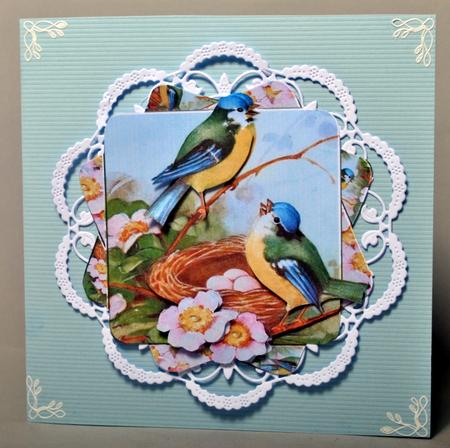 Birdsong Twisted Card Topper by Kristina Norbat