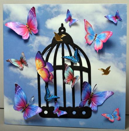 3 D Decoupage Butterflies by Kristina Norbat