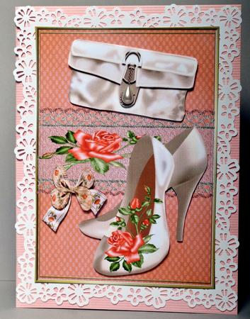 Beautiful Satin Shoes and Roses by Kristina Norbat