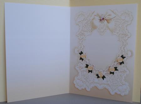 Antique Lace Cream A5 Insert Sheet by Kristina Norbat