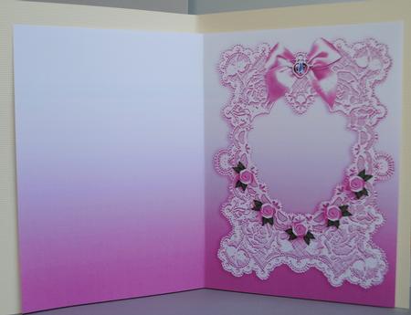 Antique Lace Orchid A5 Insert Sheet by Kristina Norbat
