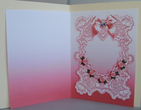 Antique Lace Pink A5 Insert Sheet by Kristina Norbat