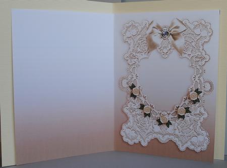 Antique Lace Taupe A5 Insert Sheet by Kristina Norbat