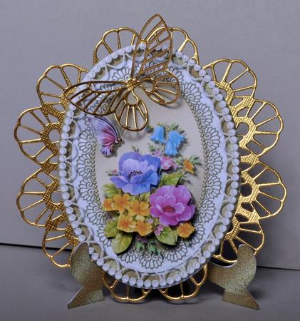 Beauty of Nature Oval Topper & Card Stand 1 by Kristina Norbat