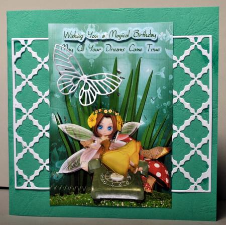 Thoroughly Modern Fairy Quick Card Front by Kristina Norbat