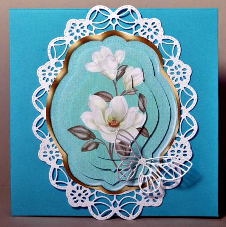 Magnolia Pyramid Topper Kit by Kristina Norbat