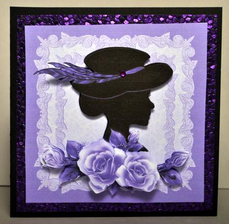 Cameo with Roses and Lace 1 by Kristina Norbat
