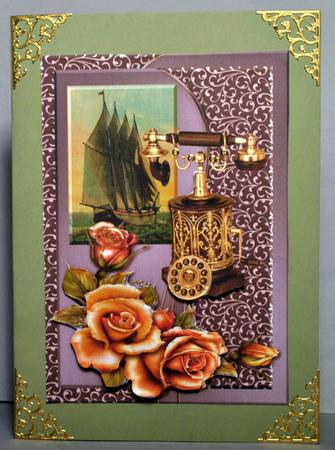 Male Card Nostalgia Vintage by Kristina Norbat