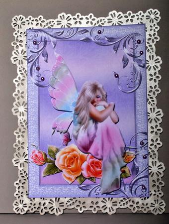 Fairy Dreams Card Front by Kristina Norbat