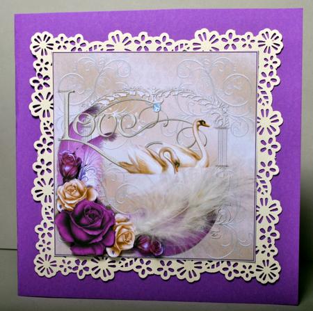 Swans 8x8 Wedding Day Topper by Kristina Norbat