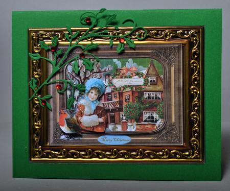 Vintage Christmas Collage by Kristina Norbat