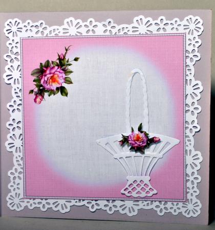 8x8 Beautiful Roses Scene Insert Plate by Kristina Norbat