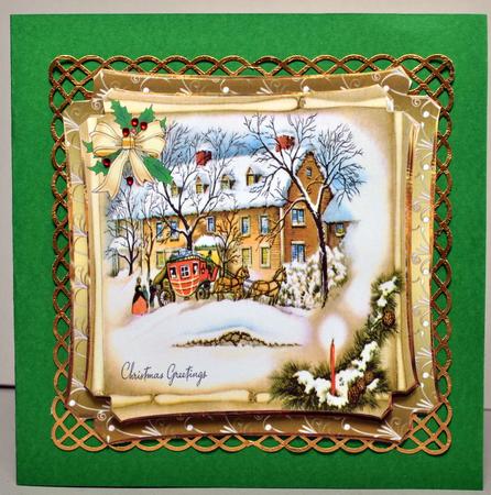 Vintage Coach Ride at Christmas by Kristina Norbat
