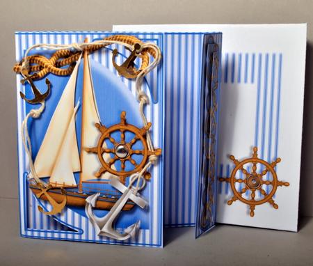 Offset Gatefold Card Kit - Sailing Dreams by Kristina Norbat