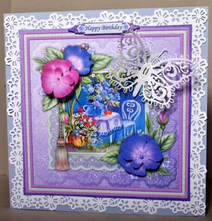 8x8 Summer Garden Topper & Decoupage by Kristina Norbat