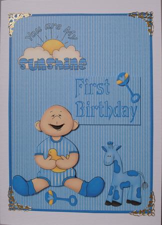 First Baby Boy Birthday by Kristina Norbat