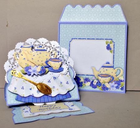 Time for Tea Easel Card Kit by Kristina Norbat