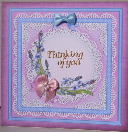 Bluebells Cut and Fold Quick Card by Kristina Norbat