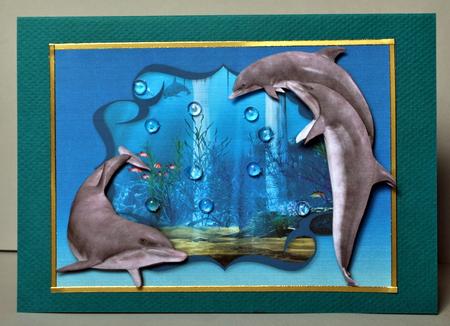 Ocean - Dolphins by Kristina Norbat