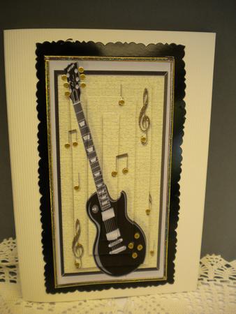 Black Guitar by Kristina Norbat
