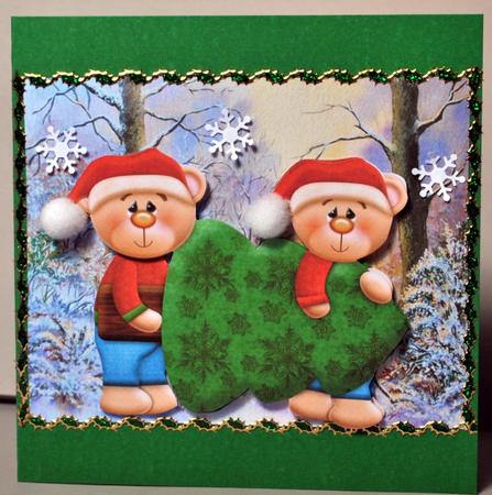Bears Get Ready for Christmas Designer Resource Graphics by Kristina Norbat