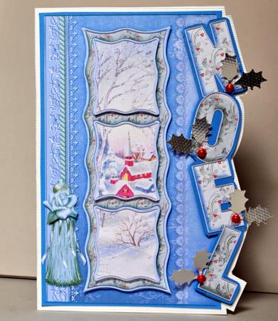 Christmas Winter Village Over the Side Noel by Kristina Norbat
