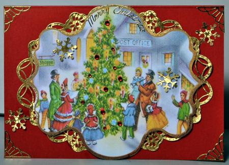 Three Vintage Christmas Toppers by Kristina Norbat