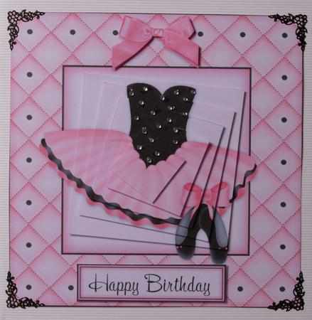 Love to Dance - Twisting Pyramid Card by Kristina Norbat