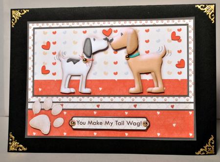 Tail Wags Valentine Birthday Anniversary by Kristina Norbat