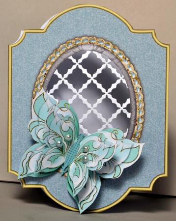 Grace Layered Butterfly Embellishments/ Toppers 7 by Kristina Norbat