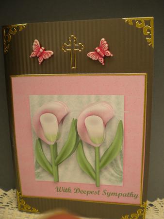 Cala Lilies Sympathy by Kristina Norbat