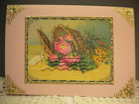 Pink Poppies in a Basket by Kristina Norbat