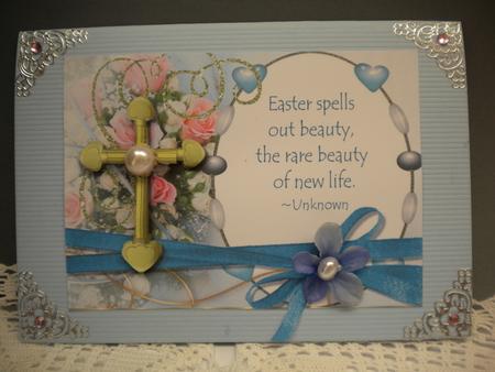 Lilies, Garnets and Easter Cross by Kristina Norbat