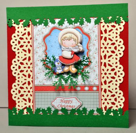 Christmas Maisy Muff Topper & Decoupage by Kristina Norbat